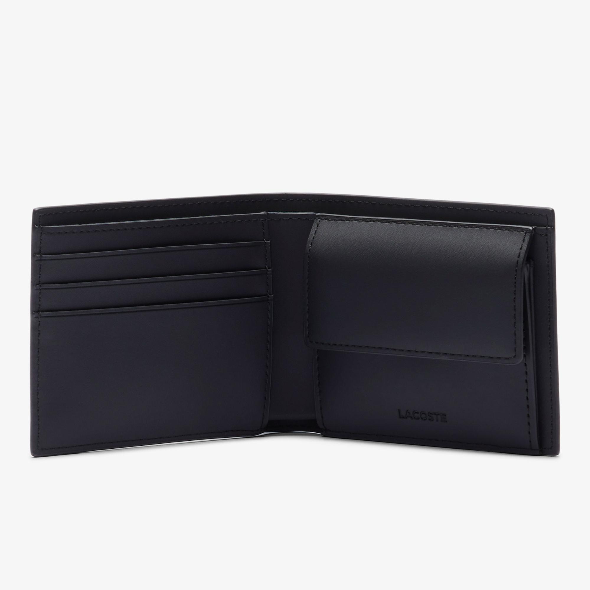 Lacoste The Blend Erkek Monogram Siyah Cüzdan