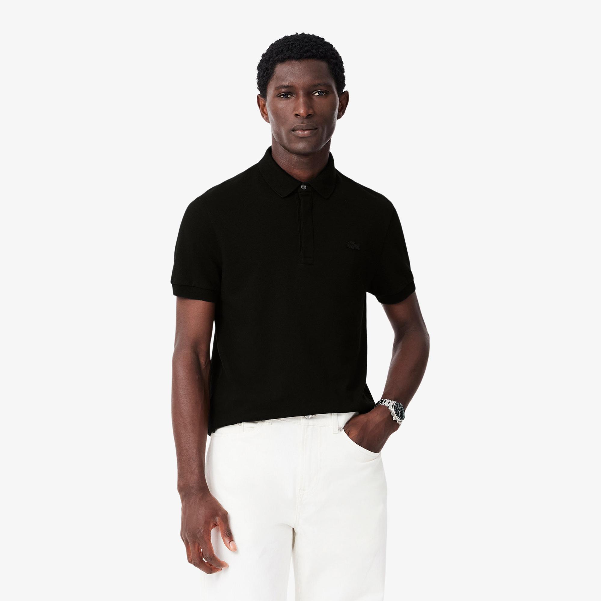 Lacoste Paris Erkek Regular Fit Siyah Polo
