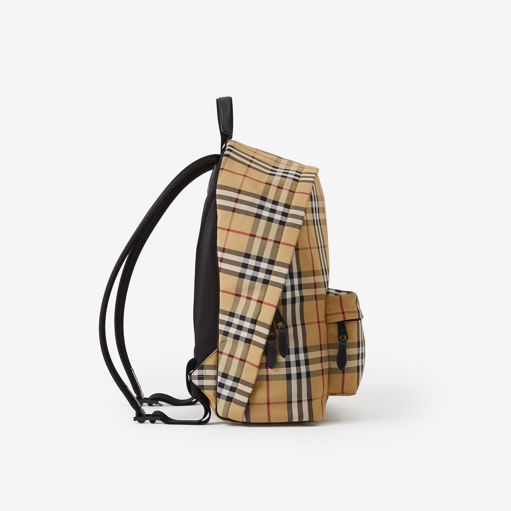 Burberry Check Erkek Bej Sırt Çantası