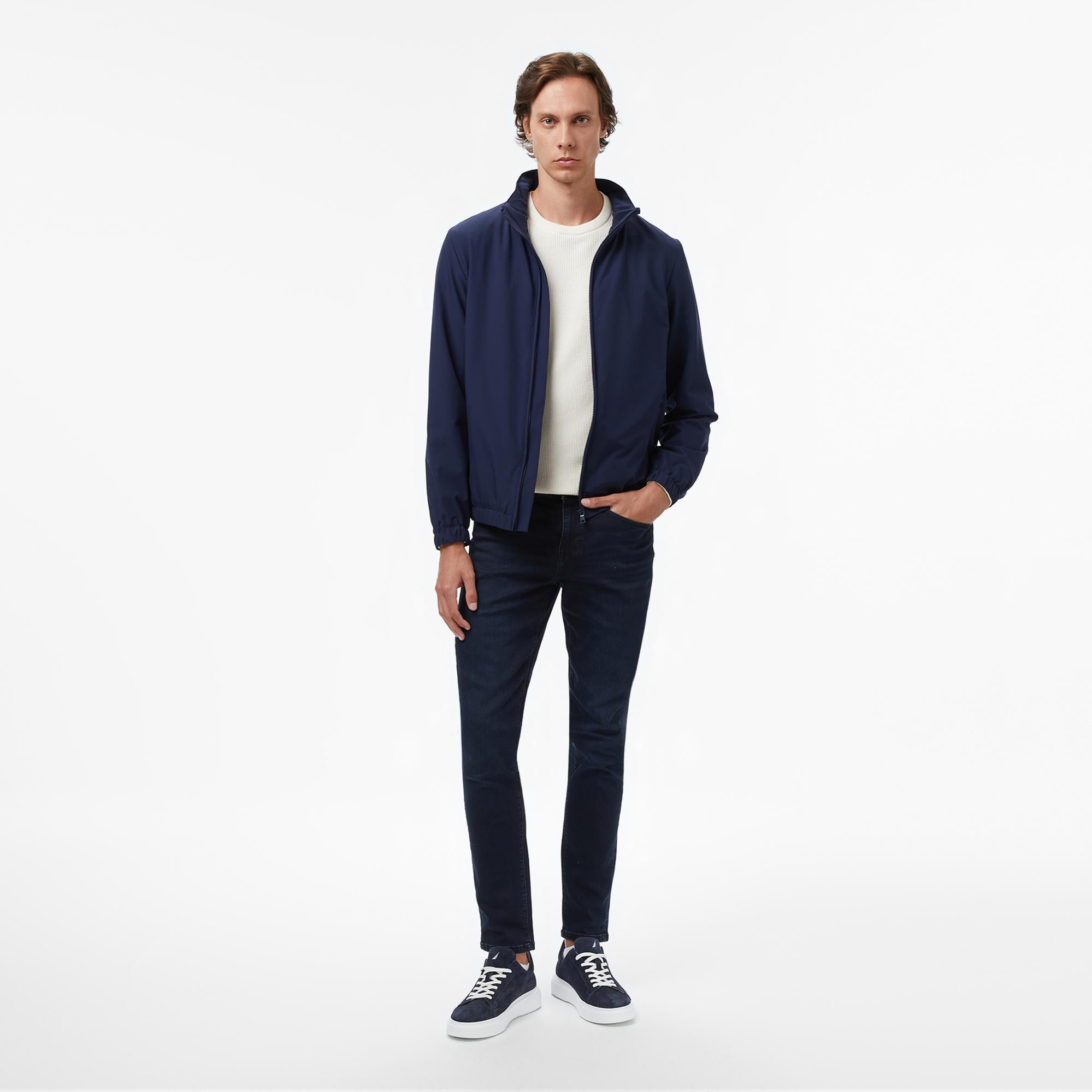 Nautica Erkek Lacivert Regular Fit Mont