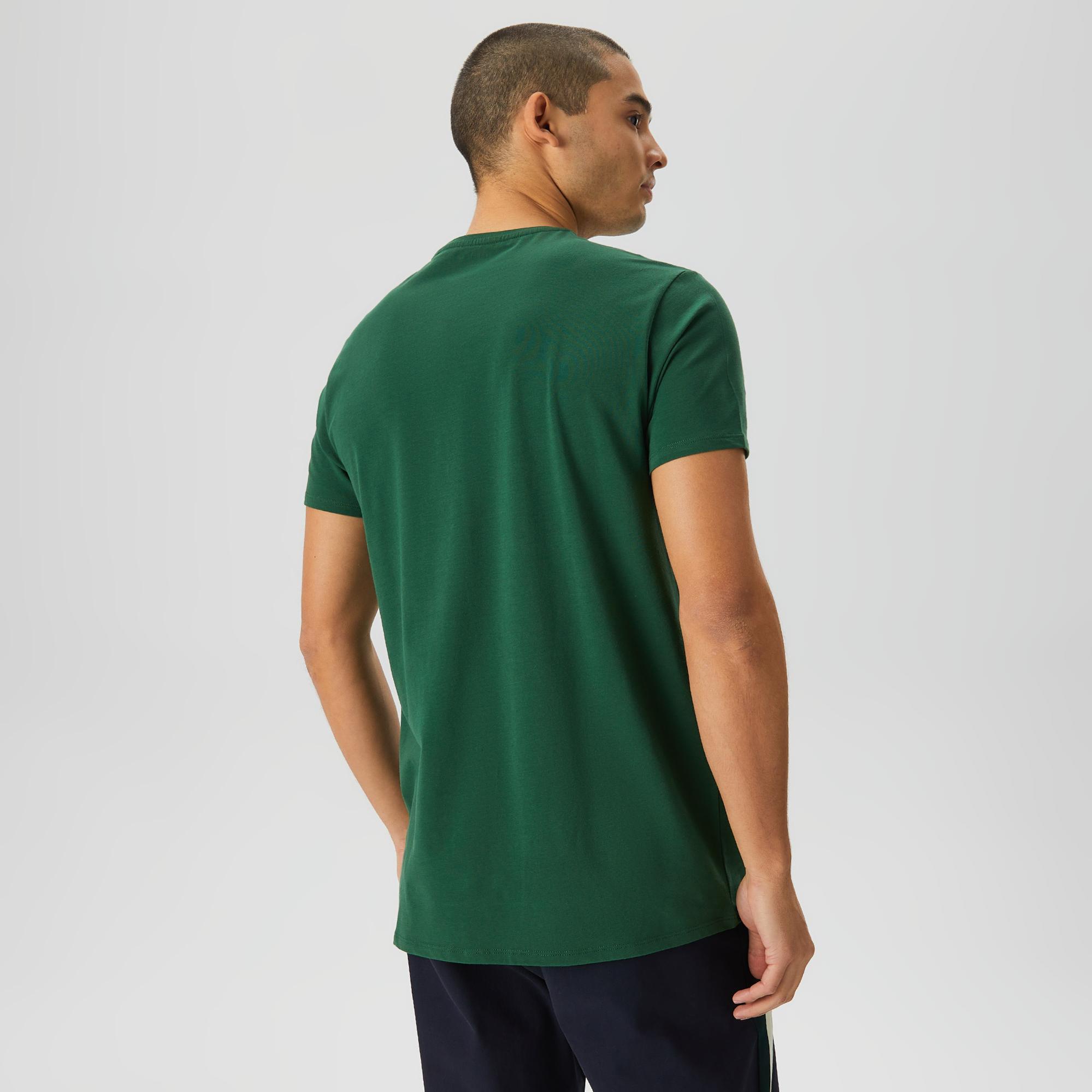 Lacoste Slim Fit Erkek Yeşil T-Shirt