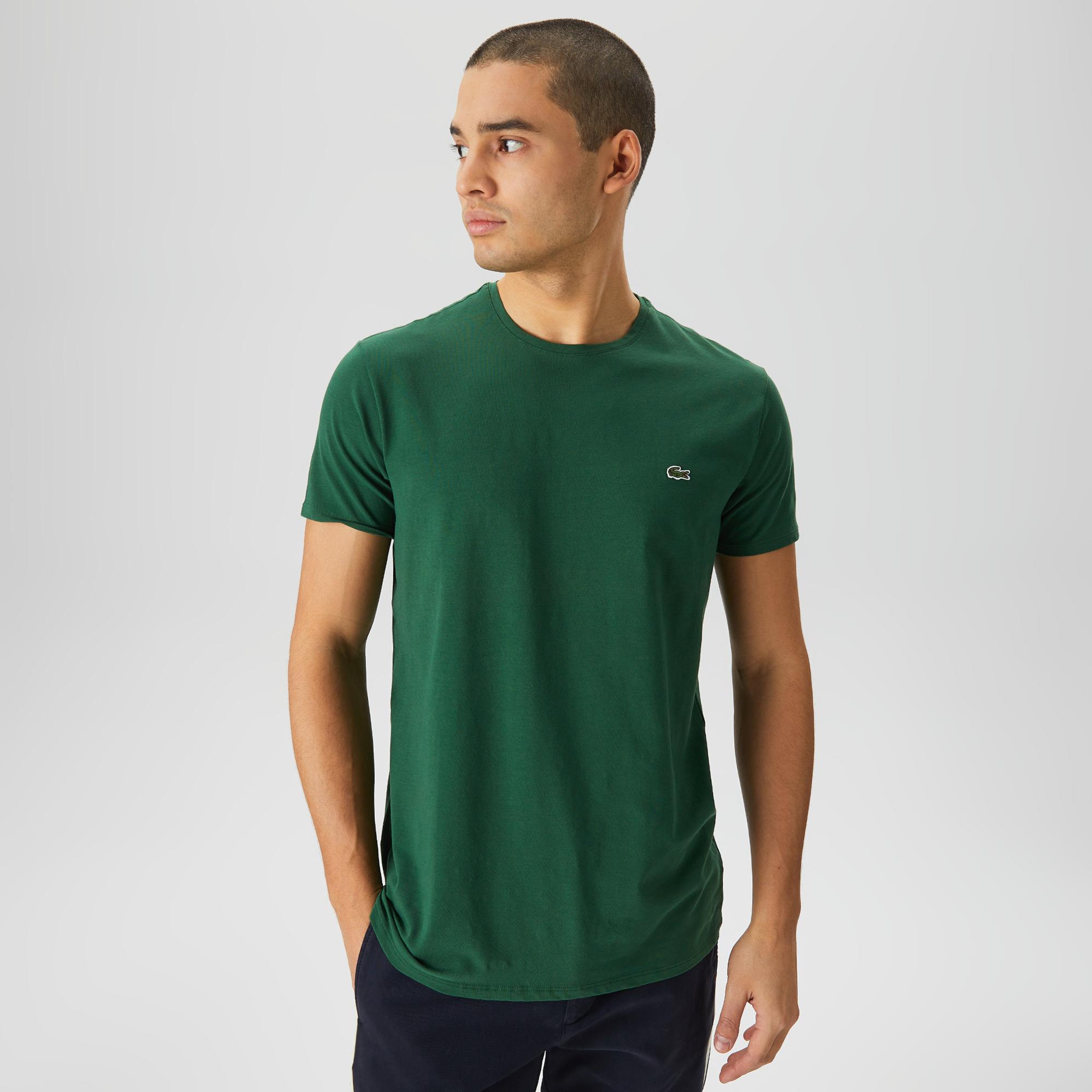 Lacoste Slim Fit Erkek Yeşil T-Shirt