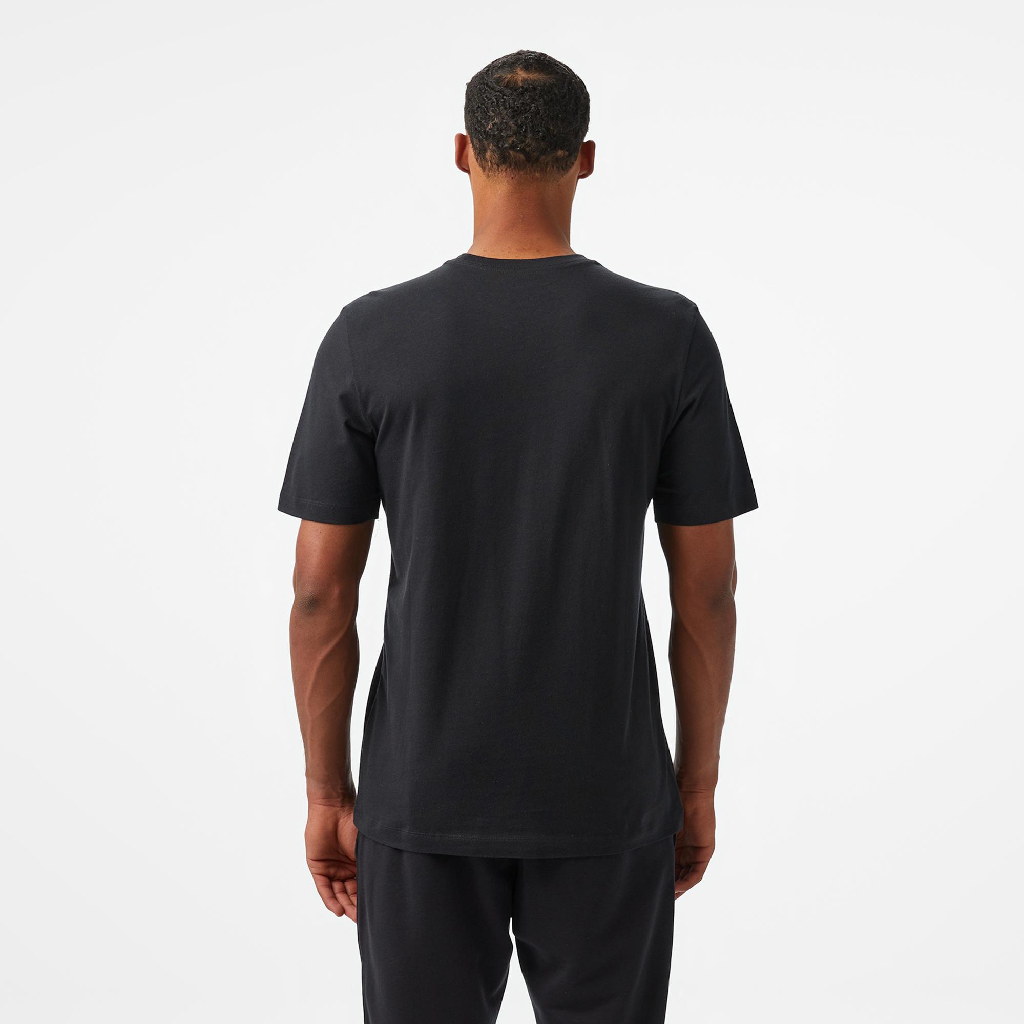 Nike Sportswear Icon Swoosh Erkek Siyah T-Shirt