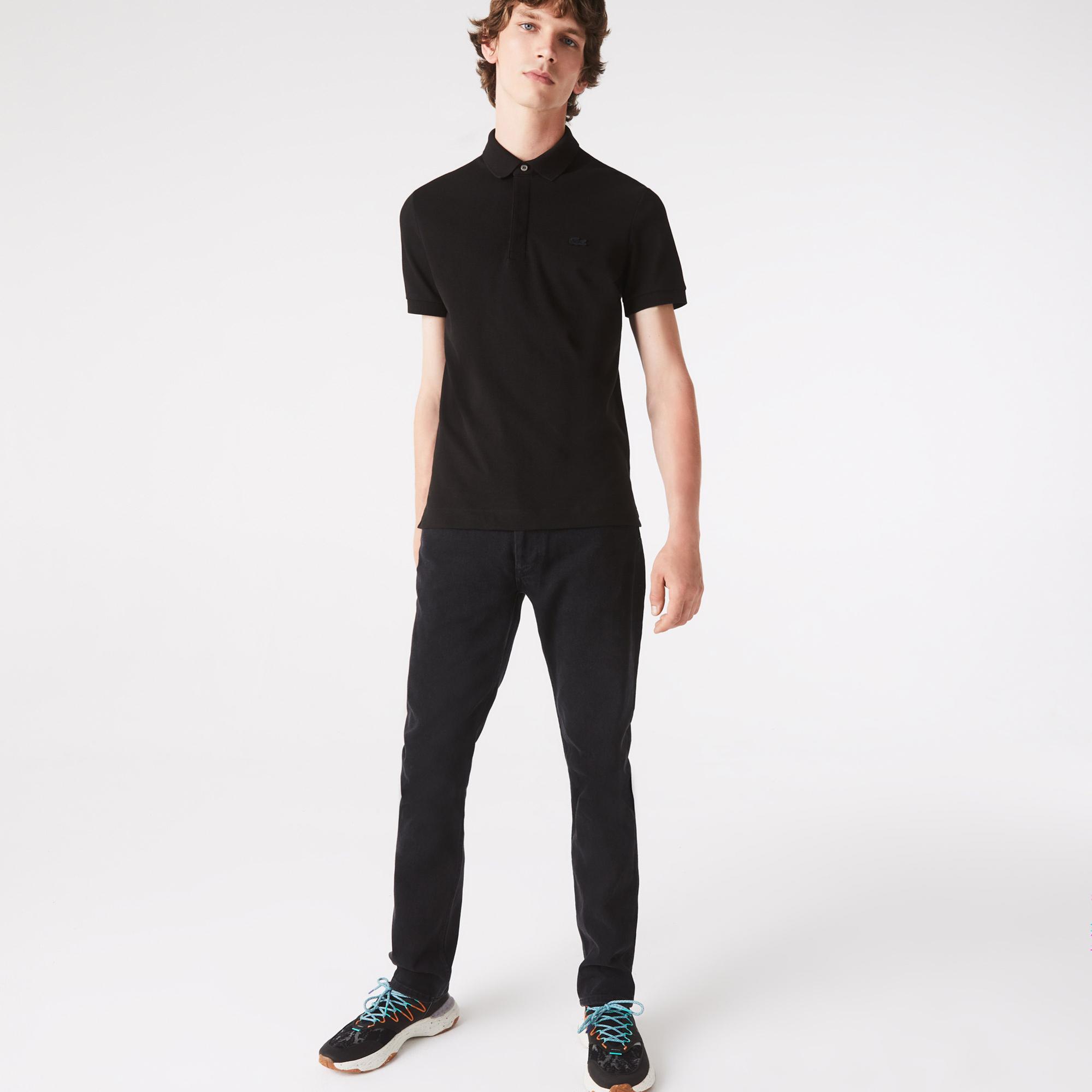 Lacoste Paris Erkek Regular Fit Siyah Polo
