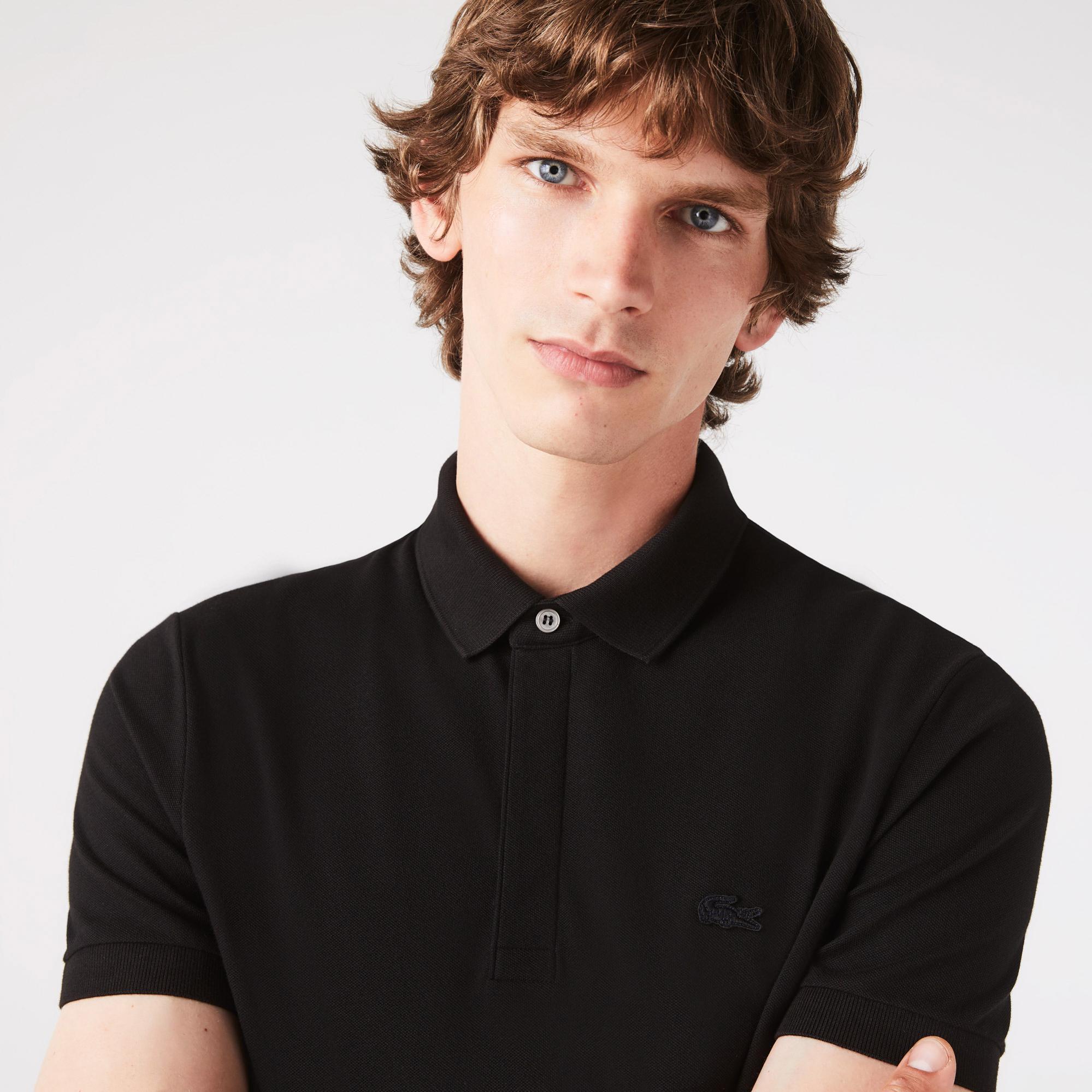 Lacoste Paris Erkek Regular Fit Siyah Polo