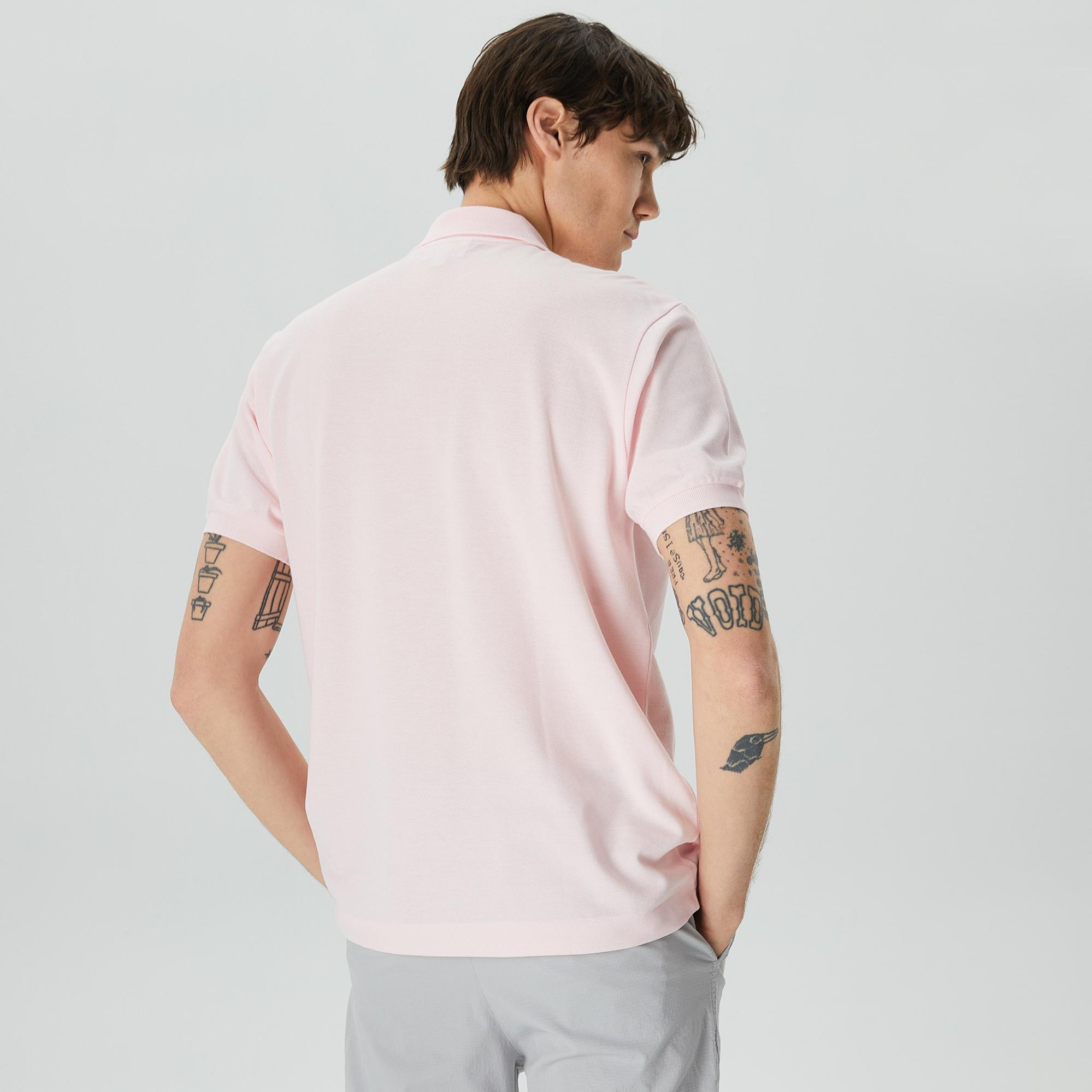 Lacoste L1212 Erkek Pembe Polo