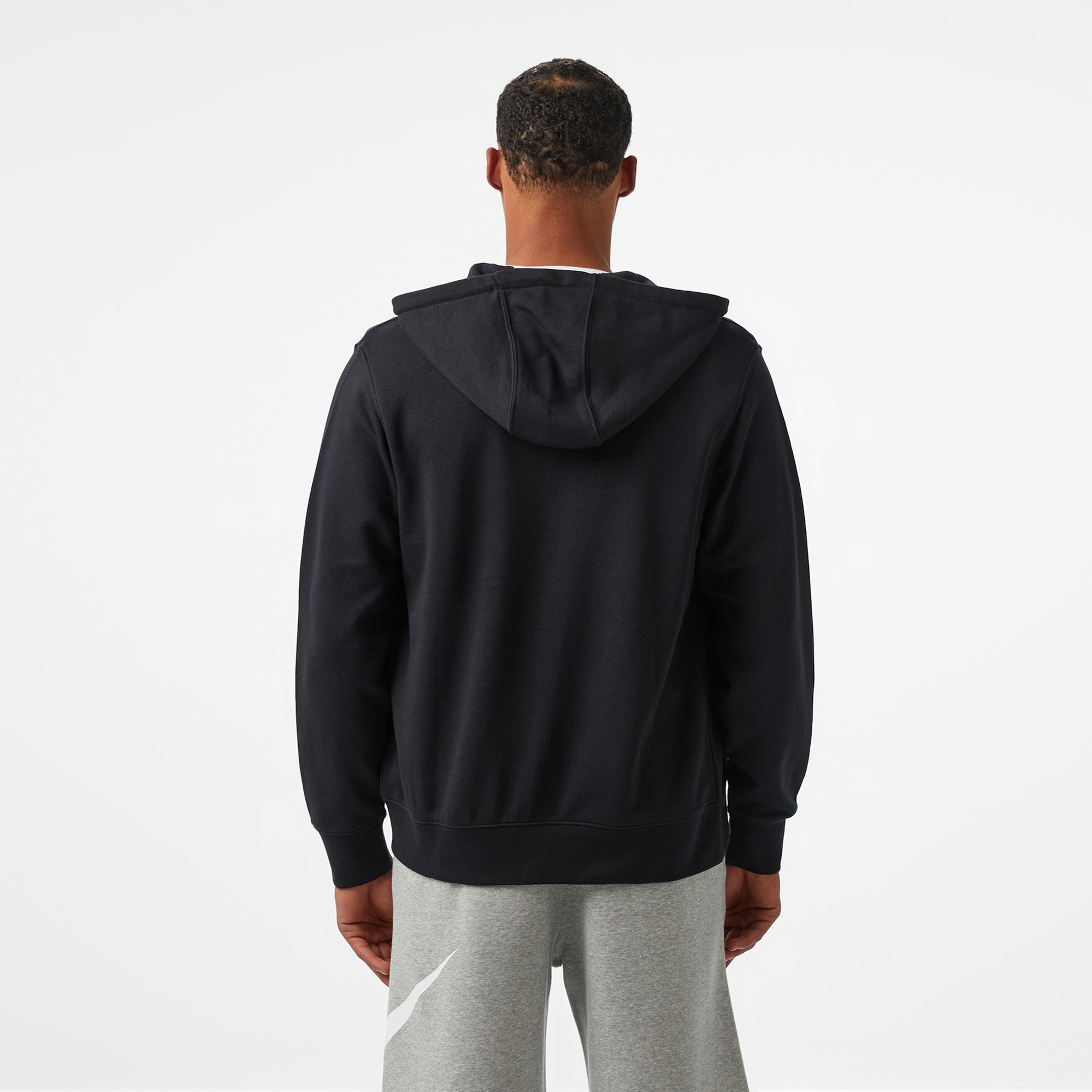 Nike Club Fleece Erkek Siyah Hoodie