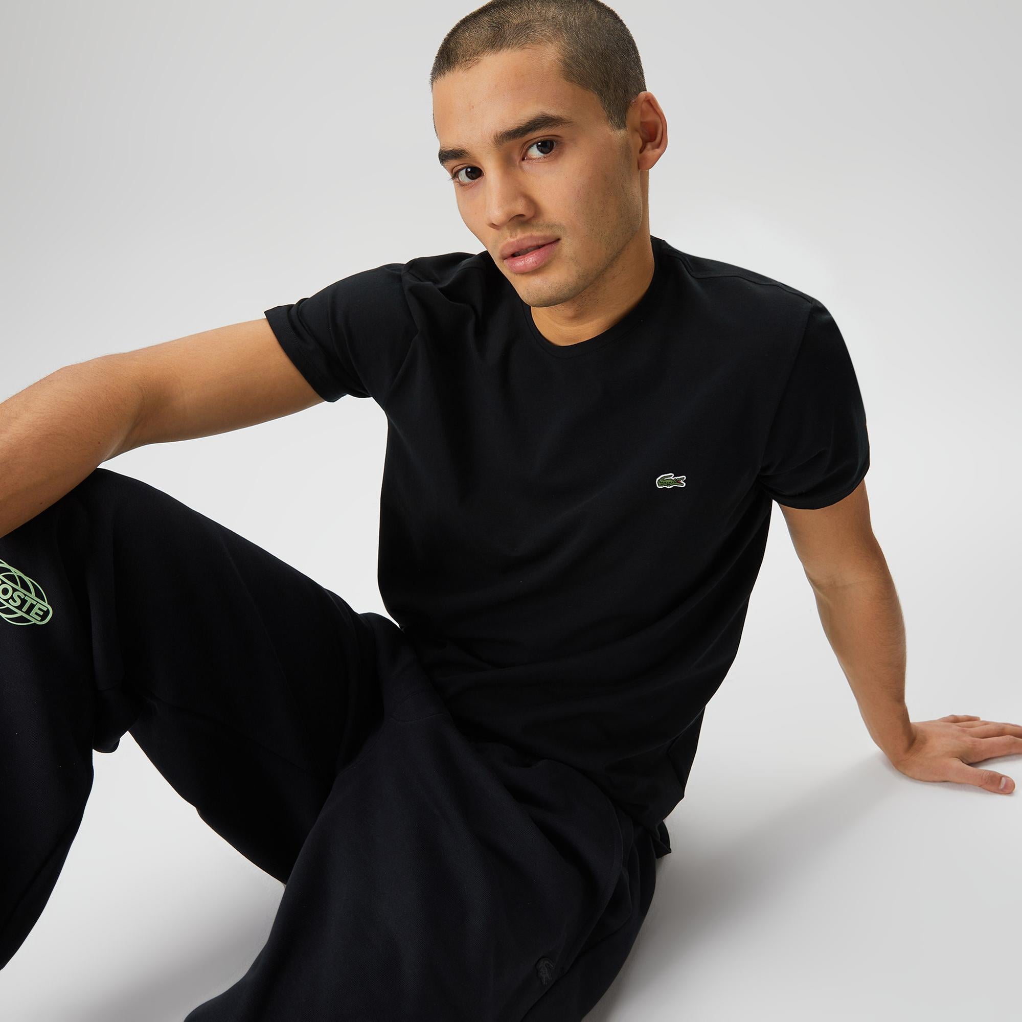 Lacoste Regular Fit Erkek Siyah T-Shirt