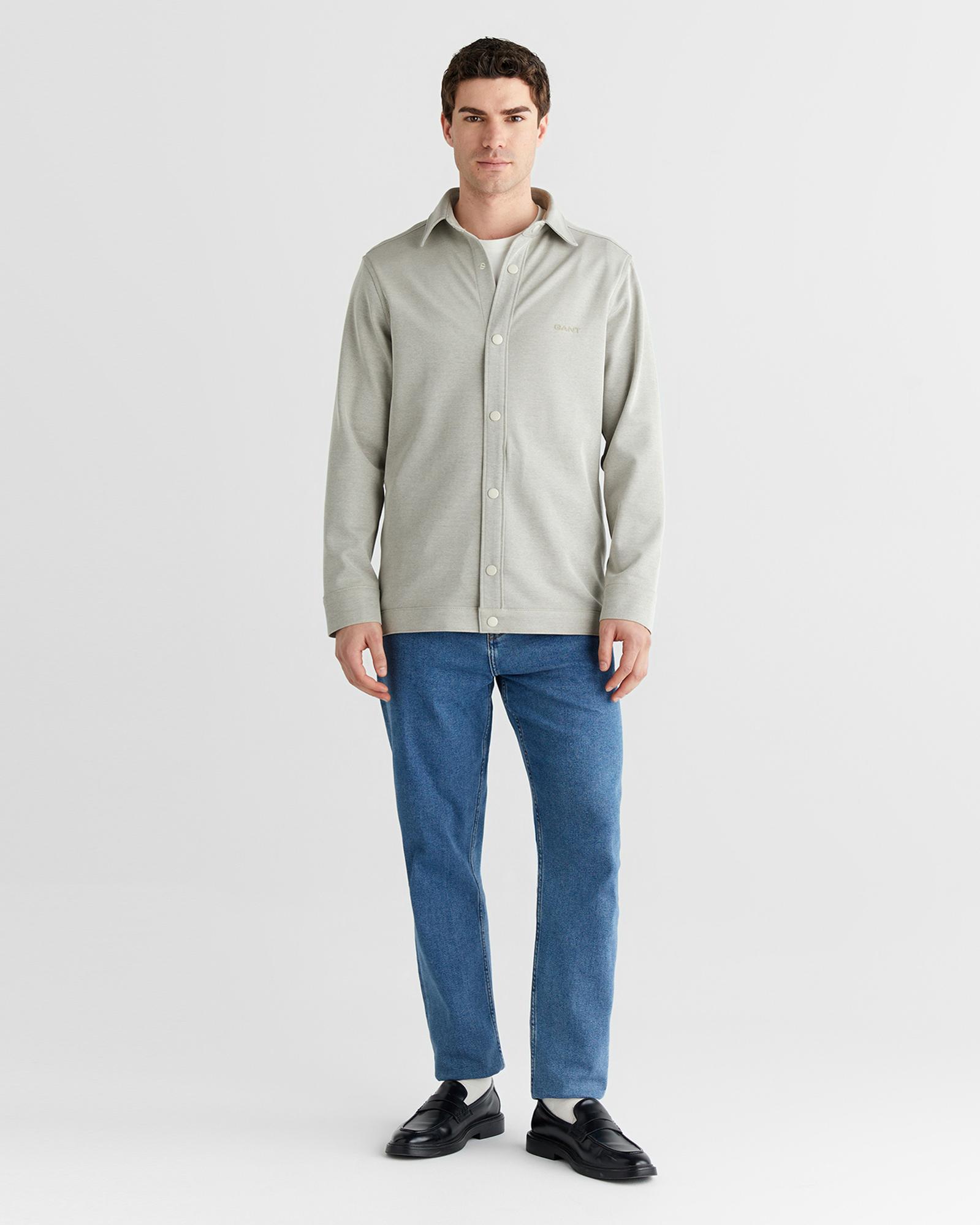 GANT Erkek Bej Regular Fit Gömlek Yaka Gömlek